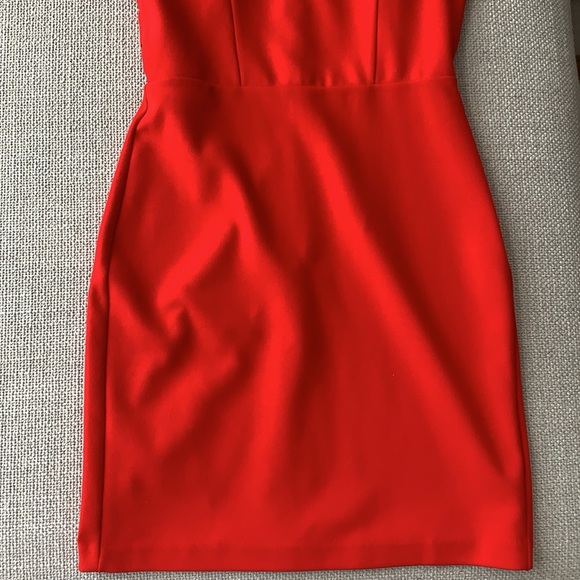 Red Lace Cocktail Dress - Picture 3 of 6